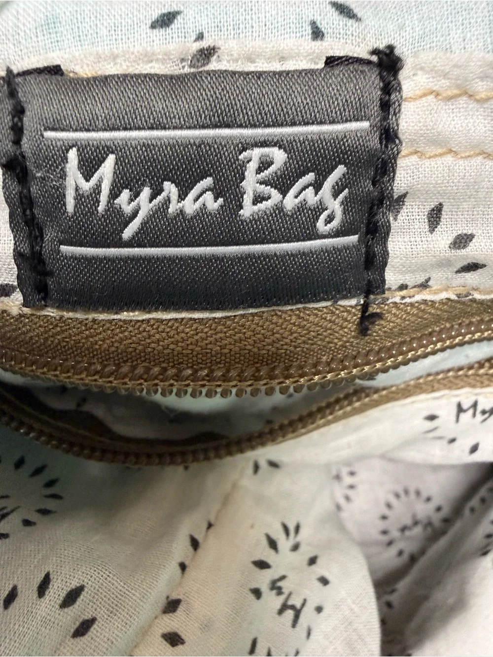 Myra Bag Western Spirited Canvas Leather Rug Adjustable Strap Crossbody